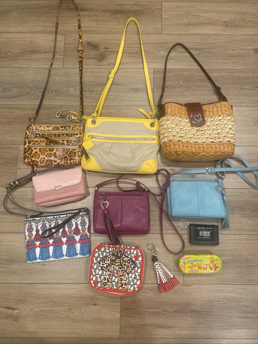 Brighton Women's Crossbody Purse Bag Accessories Lot Bundle